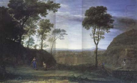 Claude Lorrain Landscape with Christ and the Magdalen (mk17) china oil painting image